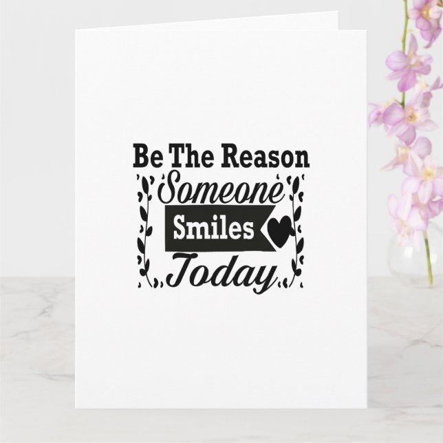 Cartão Seja A Razão Por Que Alguém Sorri Hoje Na Caixa De (Orquídea)