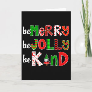Cartão Seja Alegre Seja Jovial Seja Gentil Feliz Natal Pr