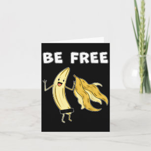 Cartão Seja grátis, Fruta Gráfica De Banana Livre Liberda