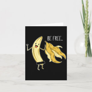 Cartão Seja grátis, Fruta Gráfica De Banana Livre Liberda