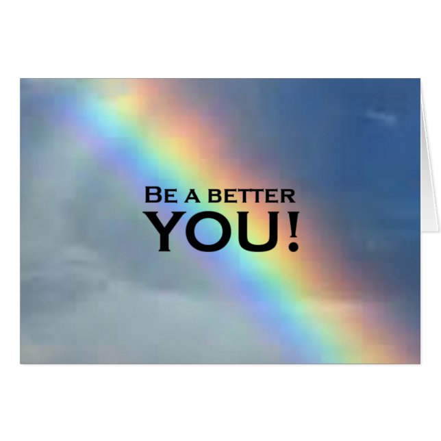 Cartão Seja melhor! (Frente Horizontal)