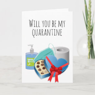 Cartão Seja meu Amor de Dia dos Namorados de Quarentena E