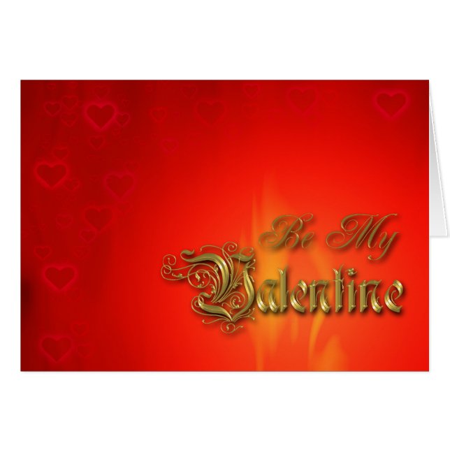 Cartão Seja meu namorados (Frente Horizontal)