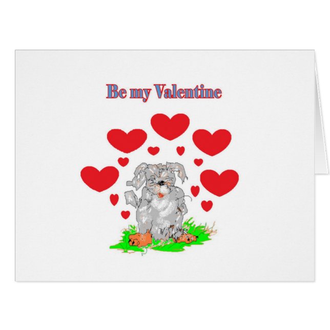 Cartão Seja Meu Namorados Artworksby_Sarr752 (Frente horizontal)