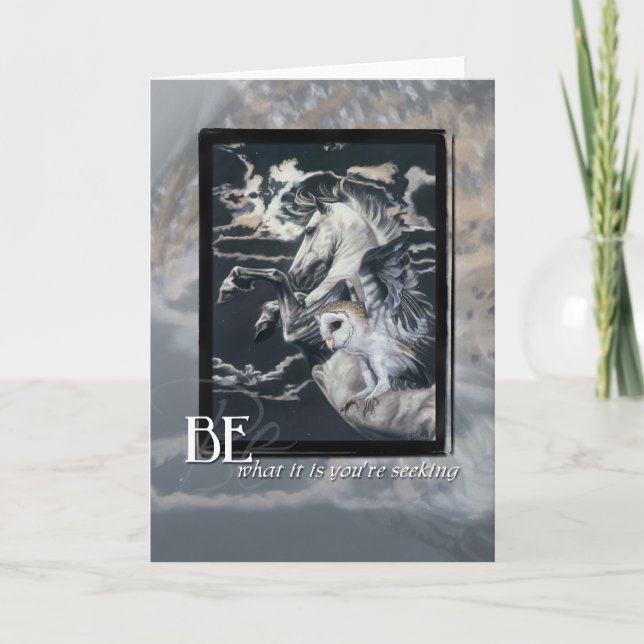 Cartão Seja o que você está procurando (Frente)