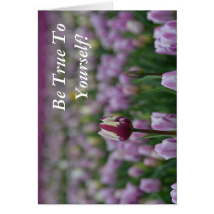 Cartão Seja verdadeiro consigo mesmo