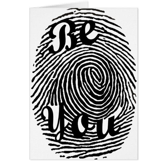 Cartão Seja você (Frente)