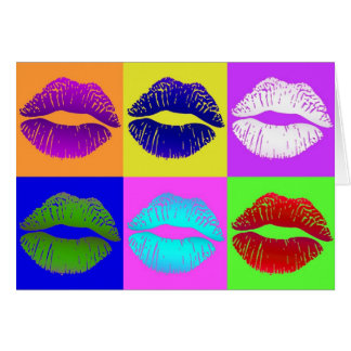 Cartão Selado com um beijo