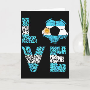 Cartão Seleção Argentina de Futebol Argentina Amor Ll Arg