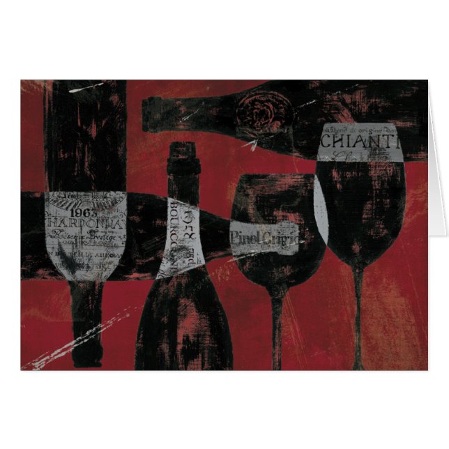 Cartão Seleção do vinho (Frente Horizontal)