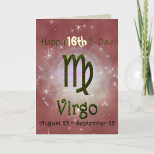 Cartão Selecionar Cor Virgo Zodiac - Sinal Astrológico