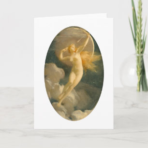 Cartão Selene, Deusa da Lua Jules Machard