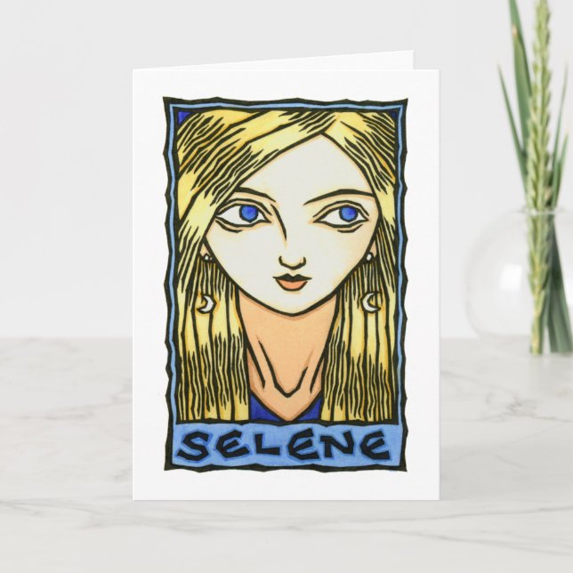 Cartão Selene Greeting Card (Frente)