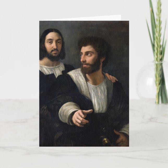 Cartão Self Portrait with a Friend (Frente)