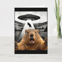 Selfie de Toupeira com Humor de OVNI Alien para Ho