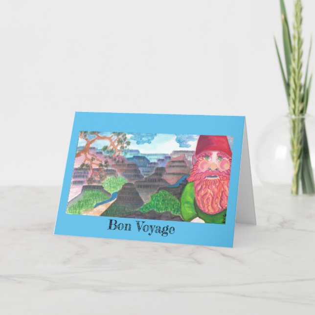 Cartão Selfie do Gnomo arizona (Frente)