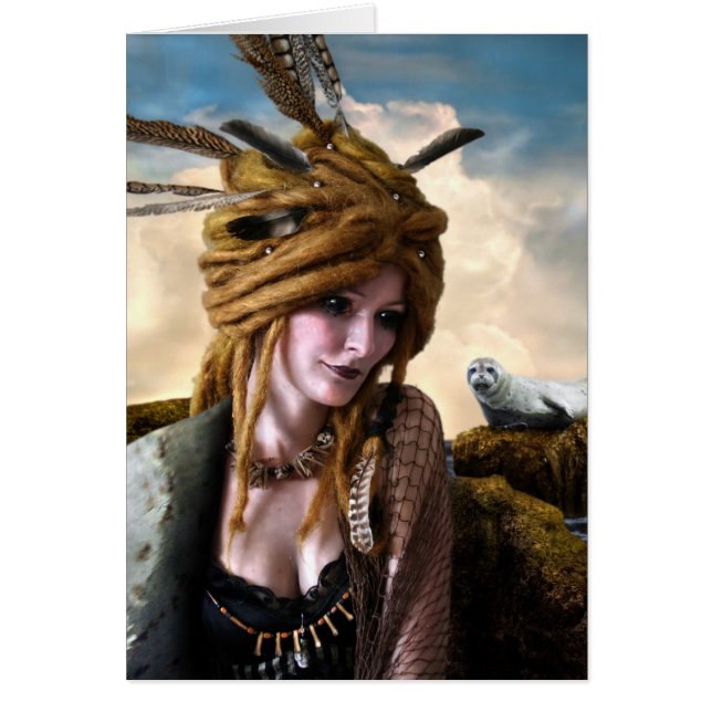 Cartão Selkie (Frente)