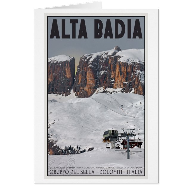Cartão Sella Ronda - Alta Badia (Frente)