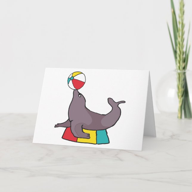 Cartão Selo de Execução de Circo (Frente)