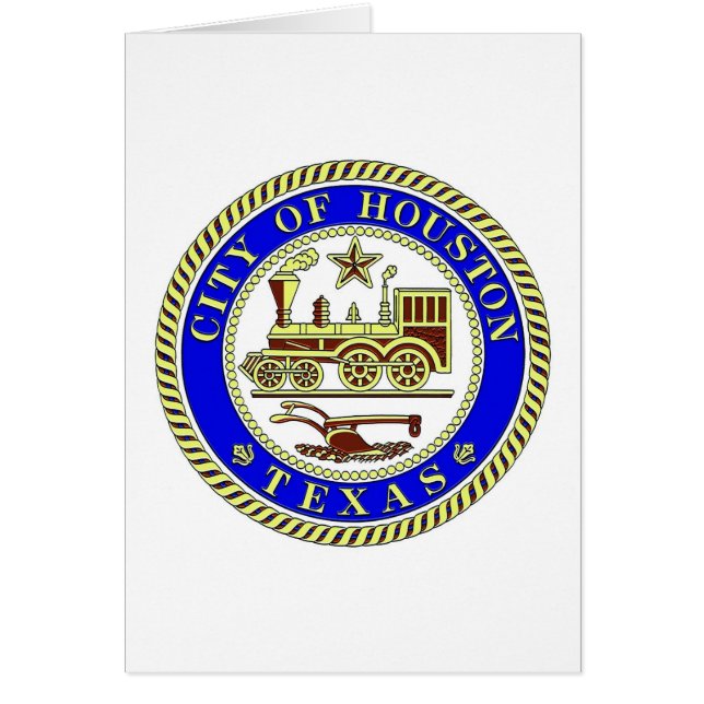 Cartão Selo de Houston (Frente)