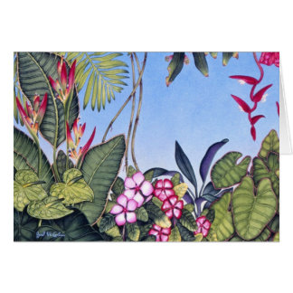 Cartão Selva botânica