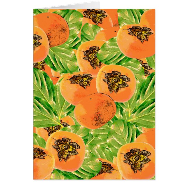 Cartão selva de perssimon (Frente)