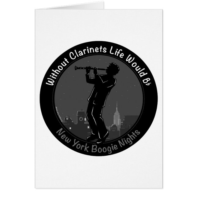 Cartão Sem Clarinets A Vida Seria Bastante (Frente)