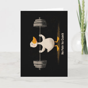 Cartão Sem Dor Sem Grasnido – Arte Divertida de Pato de A
