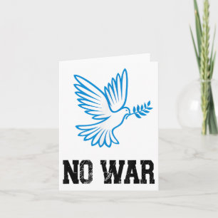 Cartão Sem guerra, Pomba De Paz, Anti-Guerra, Sem guerra