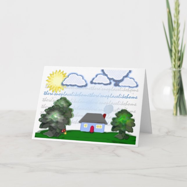 Cartão Sem Lugar Como Casa (Frente)