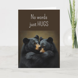 Cartão Sem Palavras Apenas Abraços Ursos Também Adoram Or