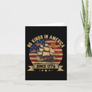 Cartão Sem Reis Na América Desde 1776 Vintage Patriotic U