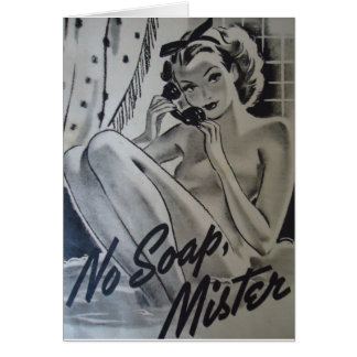 Cartão Sem Sabonete, Senhor