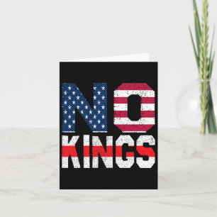Cartão Sem Sinalizador De Kings Orgulhoso De Não Ter Reis