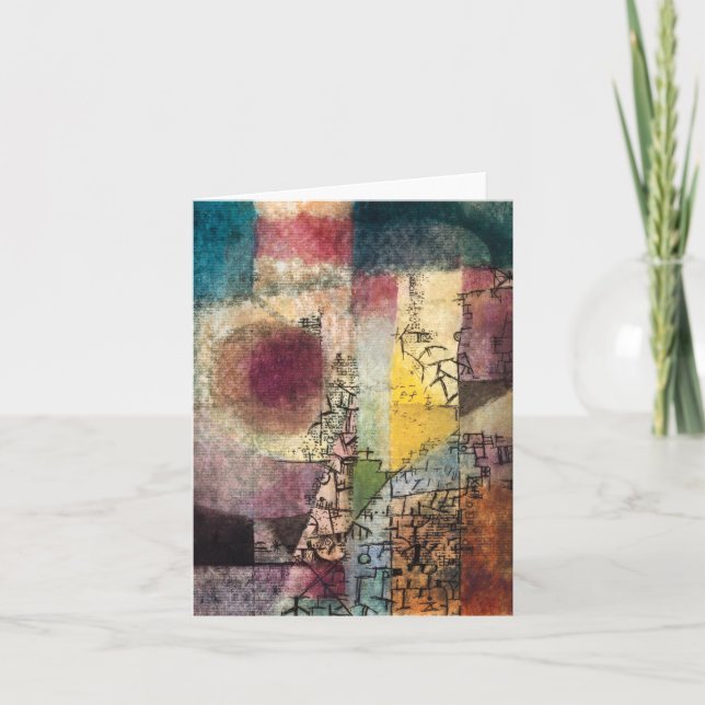 Cartão Sem título 2 por Paul Klee, Abstrato Art (Frente)