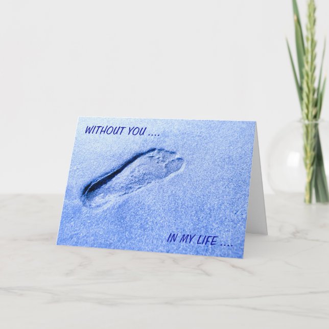Cartão Sem Você (Frente)