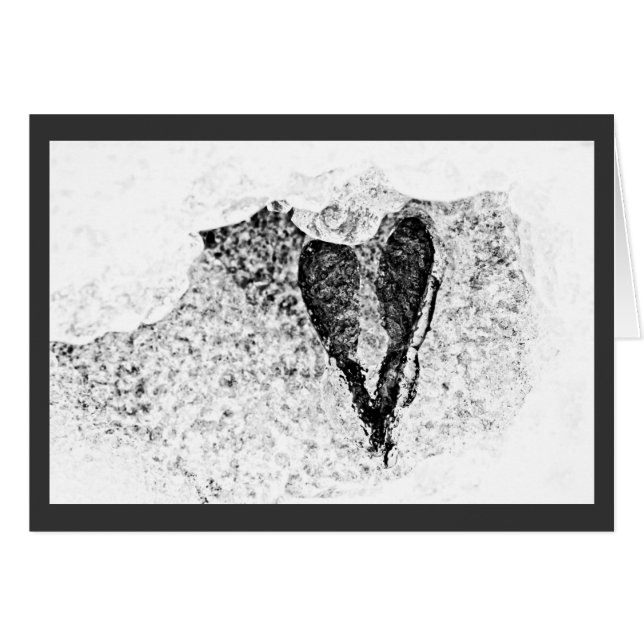 Cartão sementes geladas apaixonadas (Frente Horizontal)