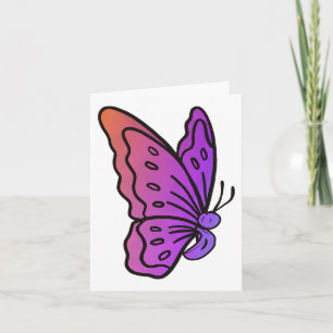 Cartão Semicolon Butterfly Anti-suicídio Saúde Mental Awa