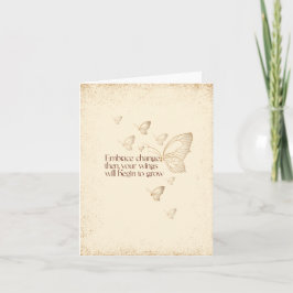 Cartão Semicolon Butterfly - Embrace Change Card