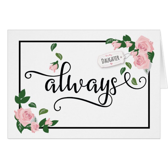 Cartão Sempre - é quando eu serei lá para você (Frente Horizontal)