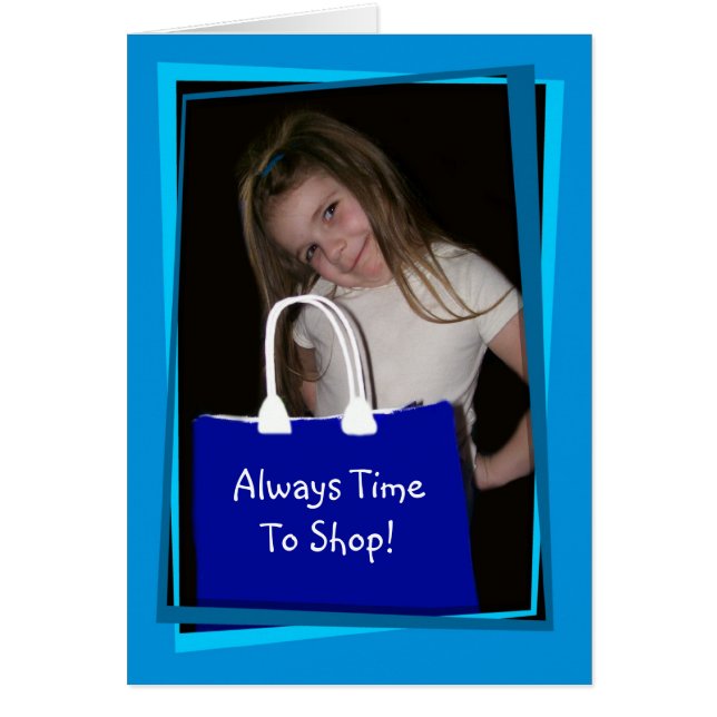 Cartão Sempre Tempo para Comprar (Frente)