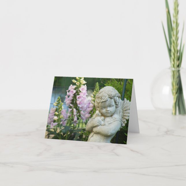 Cartão Sending a little angel (Frente)