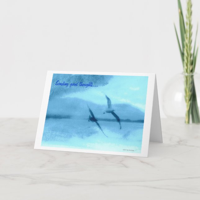 Cartão Sending good thoughts (Frente)