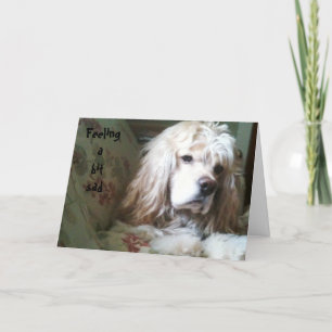 CARTÃO SENDO UM POUCO TRISTE SOBRE A PLACA DE COURO