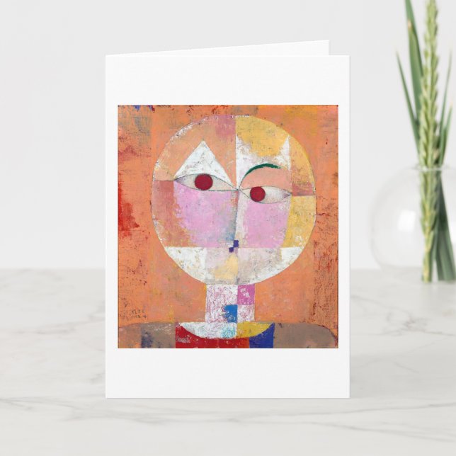 Cartão Senecio, Paul Klee (Frente)