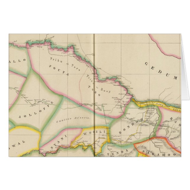 Cartão Senegal África (Frente Horizontal)