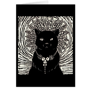 Cartão Senhor do gato