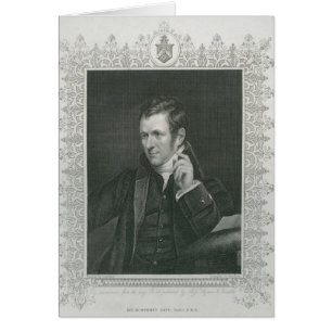 Cartão Senhor Humphry Davy
