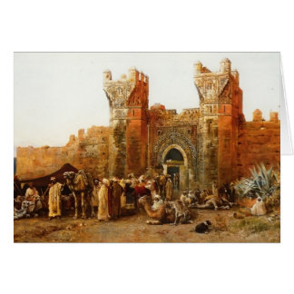 Cartão Senhor Semana Porta de Edwin de Shehal, Marrocos