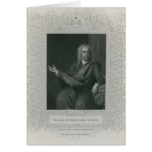 Cartão Senhor William Pulteney, conde do banho